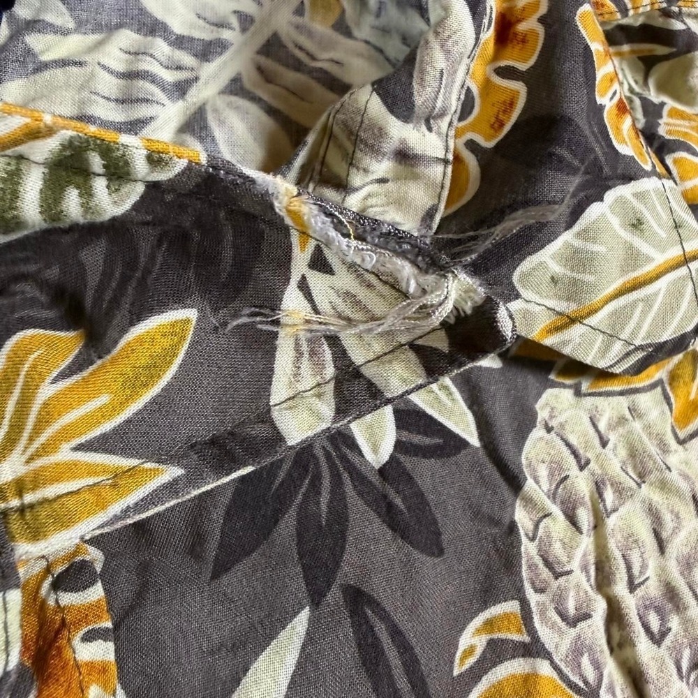 Vintage 90s Panhandle Slim Western Tropical Hawaiian Rayon Button Up Size XL - Picture 6 of 8